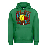 Emerald play ball softball Urban Hoodie - texasbilliewilder