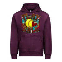 Mauve Wine play ball softball Urban Hoodie - texasbilliewilder