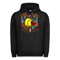 Pigment Black play ball softball Urban Hoodie - texasbilliewilder