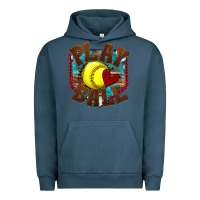 Pigment Midnight Navy play ball softball Urban Hoodie - texasbilliewilder