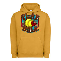 Pigment Peanut Butter play ball softball Urban Hoodie - texasbilliewilder