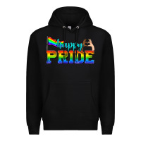Black happy pride Premium Hoodie - texasbilliewilder