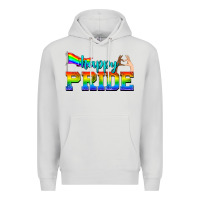 Dove Grey happy pride Premium Hoodie - texasbilliewilder