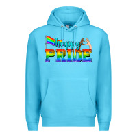 Ocean Blue happy pride Premium Hoodie - texasbilliewilder