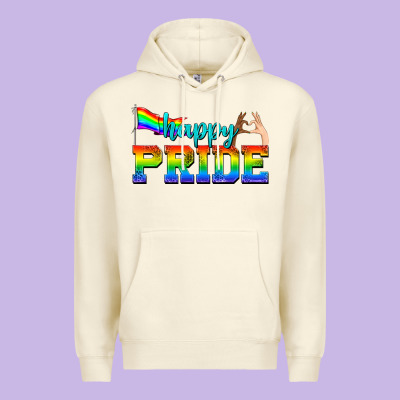Happy Pride Premium Hoodie Designed By Texasbilliewilder