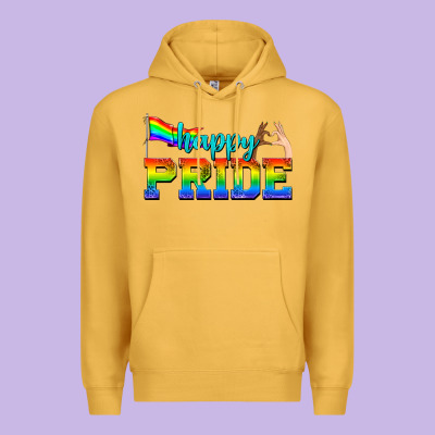 Happy Pride Premium Hoodie Designed By Texasbilliewilder