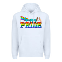 White happy pride Premium Hoodie - texasbilliewilder