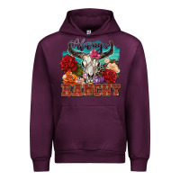 Mauve Wine always ranchy Urban Hoodie - Zillion Design Studio