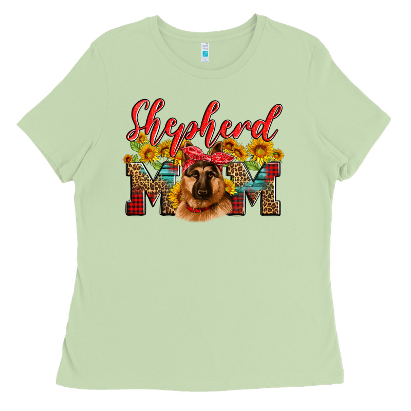 German Shepherd Mom Ladies Tee by Artiststas | Teevron