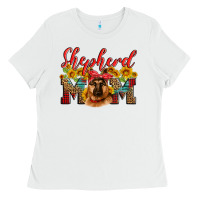 White german shepherd mom Ladies Tee - Artiststas