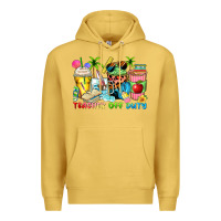Antique Gold teacher off duty coffee cups Premium Hoodie - Zillion Design Studio