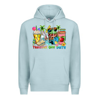 Blue Mist teacher off duty coffee cups Premium Hoodie - Zillion Design Studio