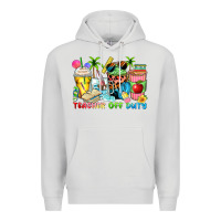 Dove Grey teacher off duty coffee cups Premium Hoodie - Zillion Design Studio