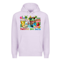 Lilac teacher off duty coffee cups Premium Hoodie - Zillion Design Studio