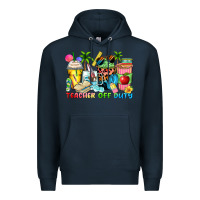 Navy teacher off duty coffee cups Premium Hoodie - Zillion Design Studio