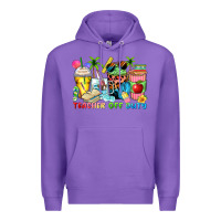 Purple teacher off duty coffee cups Premium Hoodie - Zillion Design Studio