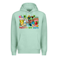 Seafoam teacher off duty coffee cups Premium Hoodie - Zillion Design Studio