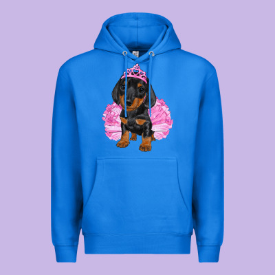 Balerina Dachshund With Tutu Premium Hoodie Designed By Ranaportraitstore