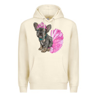 Sandshell Balerina French Bulldog With Tutu Premium Hoodie - RanaPortraitStore