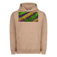 Pigment Burro Mardi Gras Leopard Urban Hoodie - RanaPortraitStore