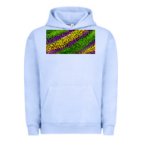 Pigment Grape Ice Mardi Gras Leopard Urban Hoodie - RanaPortraitStore