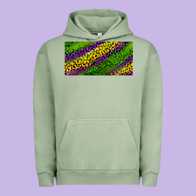 Urban Hoodie Mardi Gras Leopard