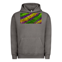 Pigment Tornado Mardi Gras Leopard Urban Hoodie - RanaPortraitStore