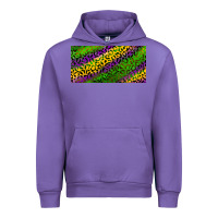 Tulip Mardi Gras Leopard Urban Hoodie - RanaPortraitStore