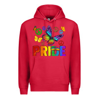 Cardinal hippie pride Premium Hoodie - texasbilliewilder