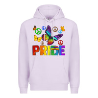 Lilac hippie pride Premium Hoodie - texasbilliewilder