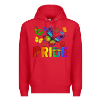 Red hippie pride Premium Hoodie - texasbilliewilder