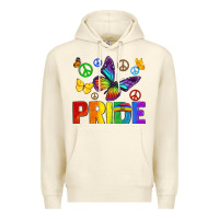 Sandshell hippie pride Premium Hoodie - texasbilliewilder