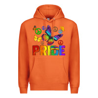 Carrot hippie pride Premium Hoodie - texasbilliewilder