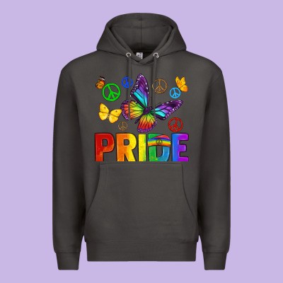Hippie Pride Premium Hoodie Designed By Texasbilliewilder