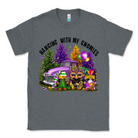Charcoal Heather mardi gras hanging with my gnomies Classic Tee - FaDigitalArtStudio