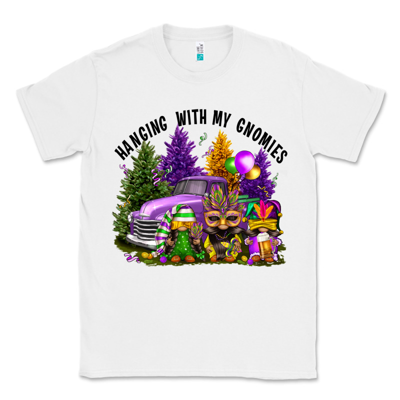 Mardi Gras Hanging With My Gnomies Classic Tee by FaDigitalArtStudio | Teevron