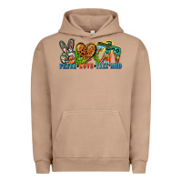 Pigment Burro peace love free bird Urban Hoodie - Zillion Design Studio