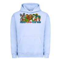 Pigment Grape Ice peace love free bird Urban Hoodie - Zillion Design Studio