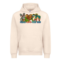 Sandshell peace love free bird Urban Hoodie - Zillion Design Studio