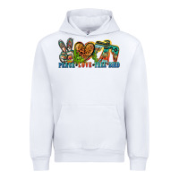 White peace love free bird Urban Hoodie - Zillion Design Studio