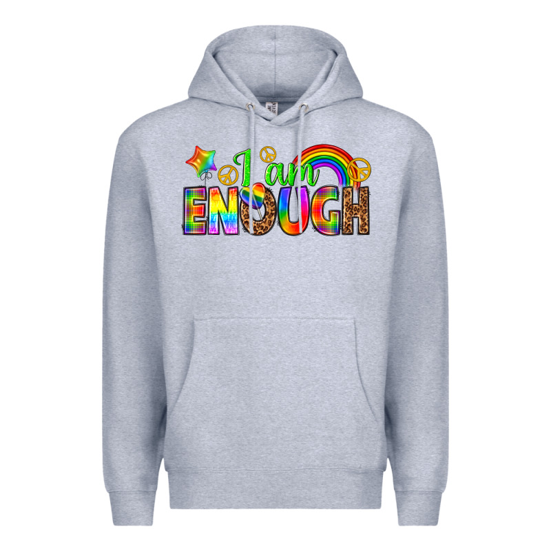 I Am Enough Premium Hoodie by texasbilliewilder | Teevron