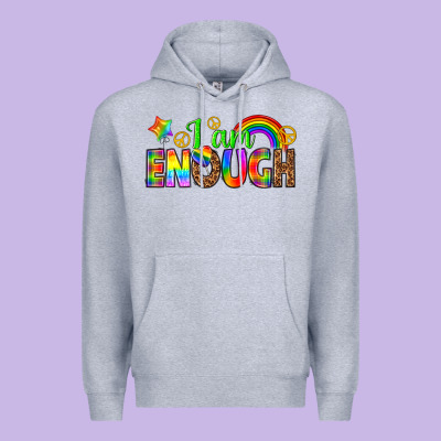 I Am Enough Premium Hoodie Designed By Texasbilliewilder