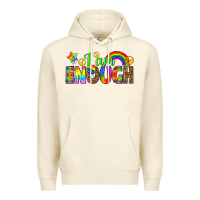 Sandshell i am enough Premium Hoodie - texasbilliewilder