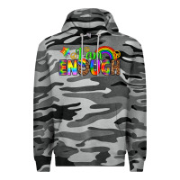 Slate Camo i am enough Premium Hoodie - texasbilliewilder