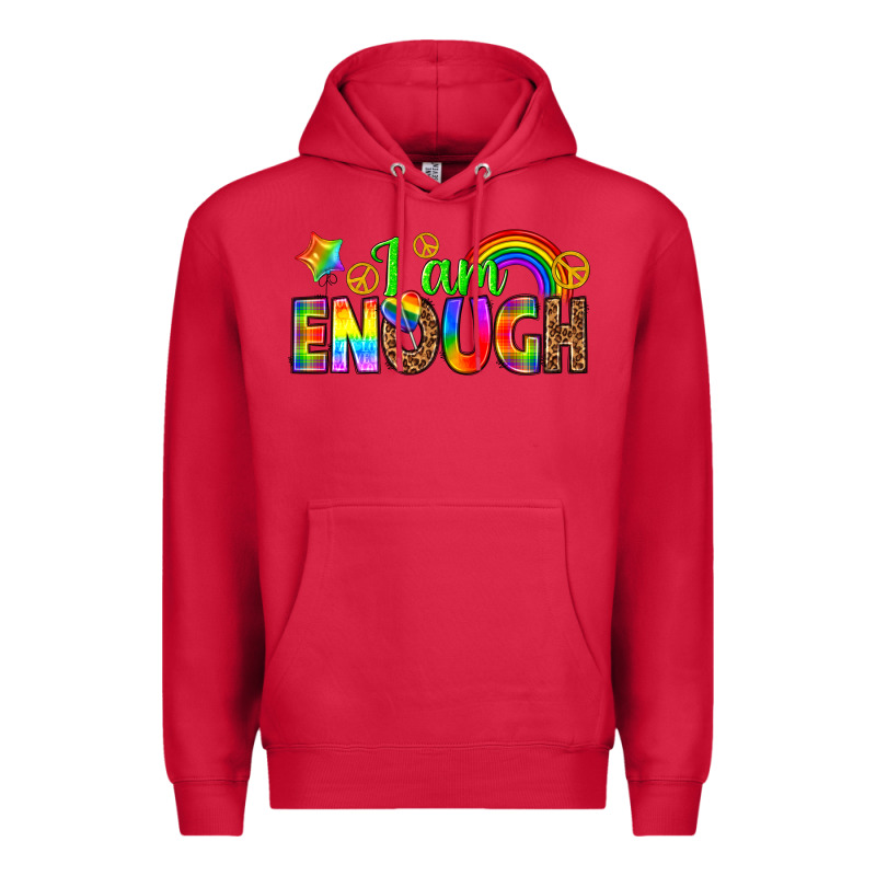 I Am Enough Premium Hoodie by texasbilliewilder | Teevron