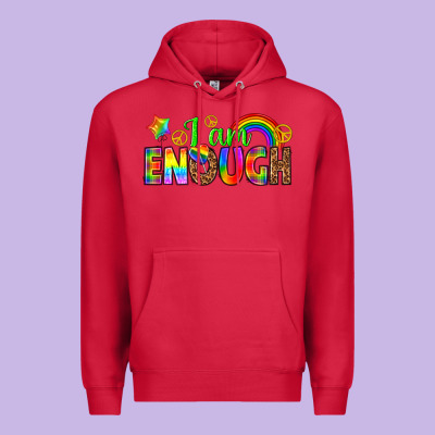 I Am Enough Premium Hoodie Designed By Texasbilliewilder