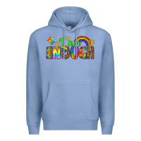 Colony Blue i am enough Premium Hoodie - texasbilliewilder