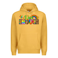 Mustard i am enough Premium Hoodie - texasbilliewilder