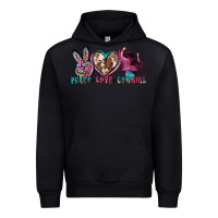 Black peace love cowgirl Urban Hoodie - Zillion Design Studio