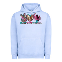 Pigment Grape Ice peace love cowgirl Urban Hoodie - Zillion Design Studio
